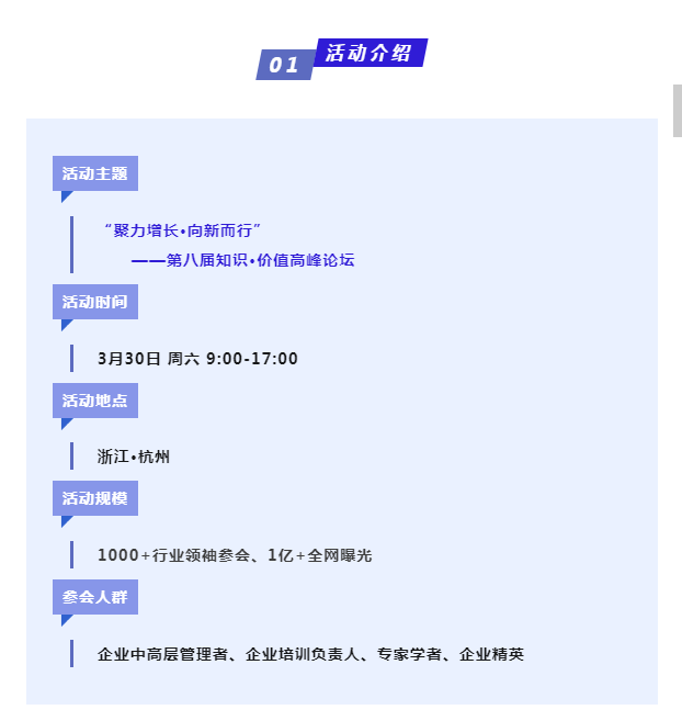 聚力增长,向新而行,知识·价值高峰论坛